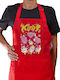 Koupakoupa Kirby Şorţ De Bucătărie Roșu 22x40cm KP_34493_apron-red