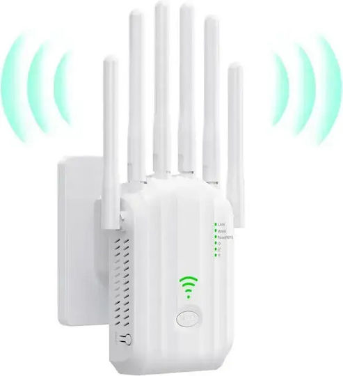 Andowl Q-A108 WLAN-Repeater Dualband (2,4 & 5 GHz) 1800 Mbit/s