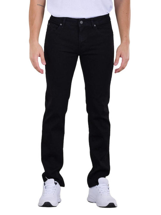 Frank Tailor Παντελόνι σε Slim Εφαρμογή Μαύρο