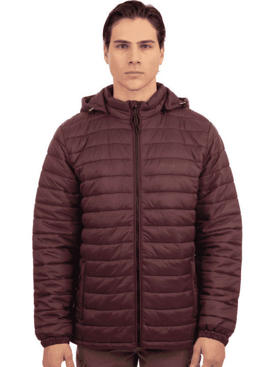 Herren Puffer Jacken Lila
