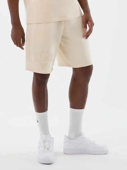 New Era Chicago Sports Men's Shorts Ecru