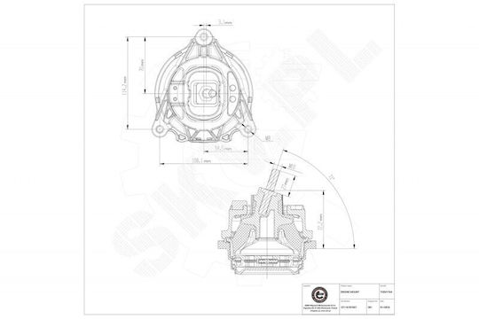 Vorderer Linker Motorhalterung Für BMW Serie 1 2 3 4 22116787657