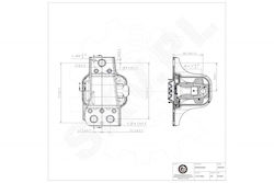 Front Right Engine Mount Nissan Qashqai 11210jd000