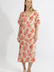 Harmony Damen Korto Kleid Paralia Rot