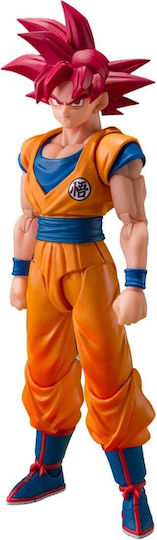 TAMASHII NATIONS Dragon Ball Son Goku S.h.figuarts Dragon Ball Super Super Saiyan God Son Goku God Aura Action Figure 15cm