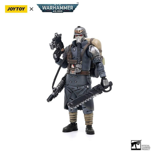 Warhammer 40000 Astra Militarum Death Korps Krieg Veteran Squad Sergeant Figură de Acțiune 10cm