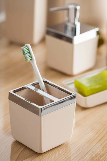 SteweHome Plastic Beige Cup Holder