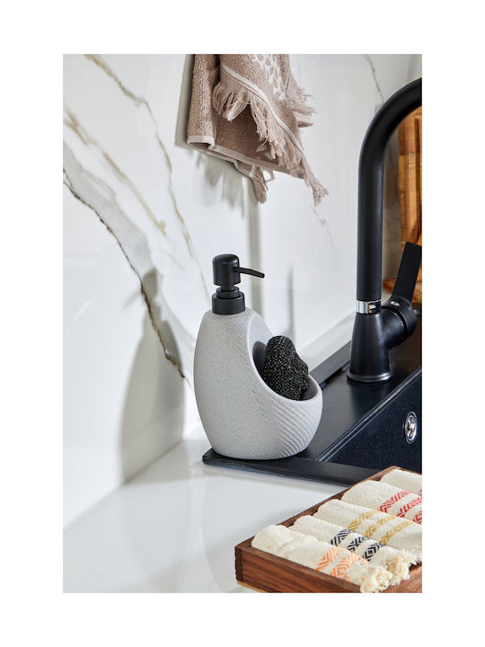 SteweHome Grey Ceramic Soap Dish