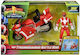 Фигура за действие Mighty Morphin Power Rangers - Tyrannosaurus Rex Battle Bike с Червен Рейнджър Power Rangers 18 см