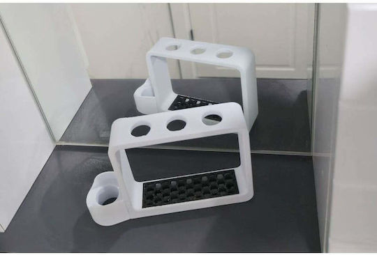 SteweHome Bază de Susținere a Periuței de Dinți din Plastic Albă 5210357185939 SteweHome Bază de Susținere a Periuței de Dinți din Plastic Albă 5210357185939