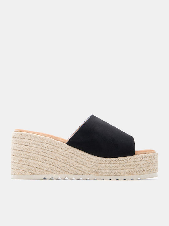 Luigi Platforme Dama Tip Slip On Negre