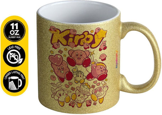 Koupakoupa Kirby Ceramic Mug Gold 330ml