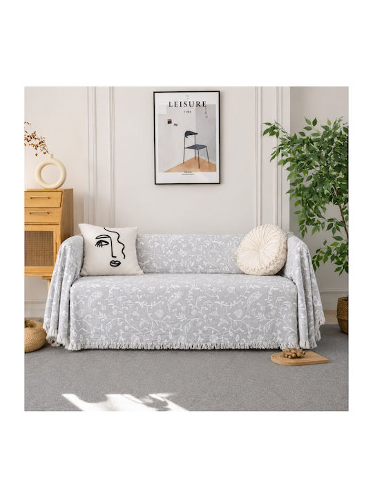 My Home Luxury Σετ Ριχτάρια 3τμχ Γκρι