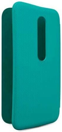 Moto G 3rd Gen Flip Case Turquoise