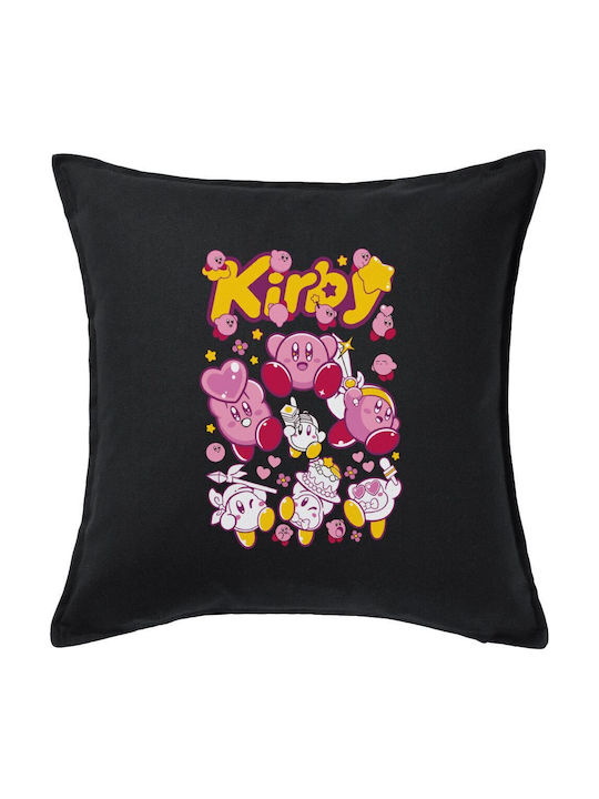 Kirby Възглавница За Канапе Черна 100% Памук С Пълнеж 50x50см