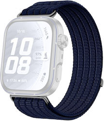 Huawei Watch Fit 3/fit 4/fit 4 Pro Fit 5/fit 5 Pro Кайишка Nylon Тъмносин Huawei Watch Fit 3/fit 4/fit 4 Pro Fit 5/fit 5 Pro Кайишка Nylon Тъмносин
