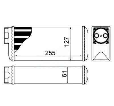 Hart Radiator de apă pentru automobil Skoda Felicia