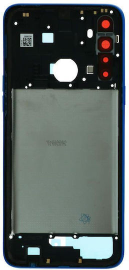 Realme 5 Middle Cover Frame Blue Original