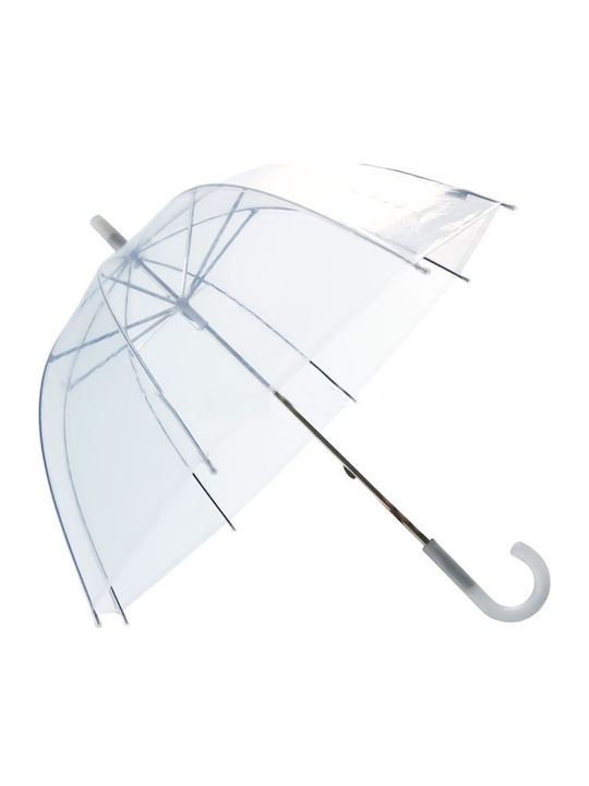 Automatischer Kompakter Transparent Regenschirm