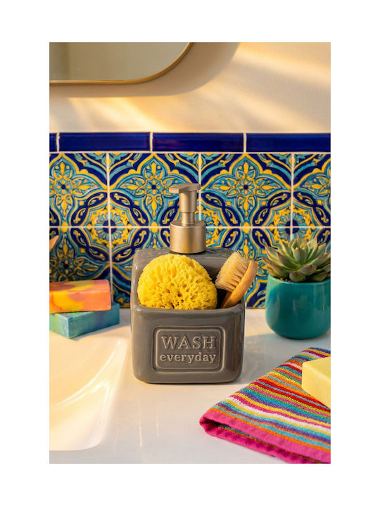SteweHome Built-in Kitchen Ceramic Grey Dispenser 500ml