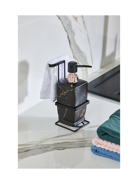 SteweHome Dispenser Κουζίνας από Πορσελάνη Μαύρο 200ml