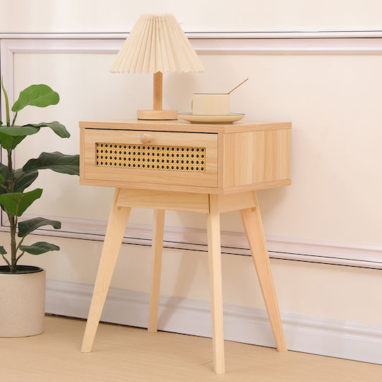 Scandy Ξύλινο Μπεζ 48x36x55cm 370-000037