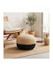 Inart Sitzsäcke & Poufs Μαξιλάρα Schwarz 40x40x30cm