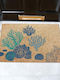 Artsy Mats Doormat Made of Coconut Tree with Non-Slip Backing & Coral Shells 60x40cm AM6040CORALSHELLS