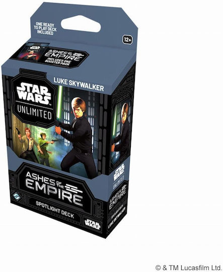 Star Wars Star Wars: Unlimited - Aschen Des Imperiums Luke Skywalker Deck