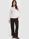 Women's Long Sleeve Sweater Ecru