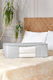 SteweHome Kleideraufbewahrung Fall in Grau Farbe 74x46x22cm