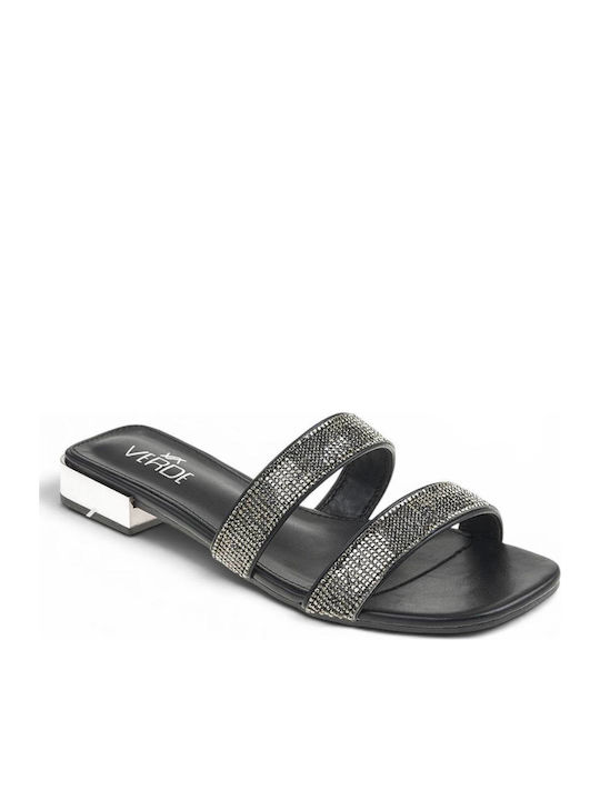 Verde Women's Flat Sandals Black