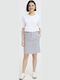 Midi Light Blue Skirt