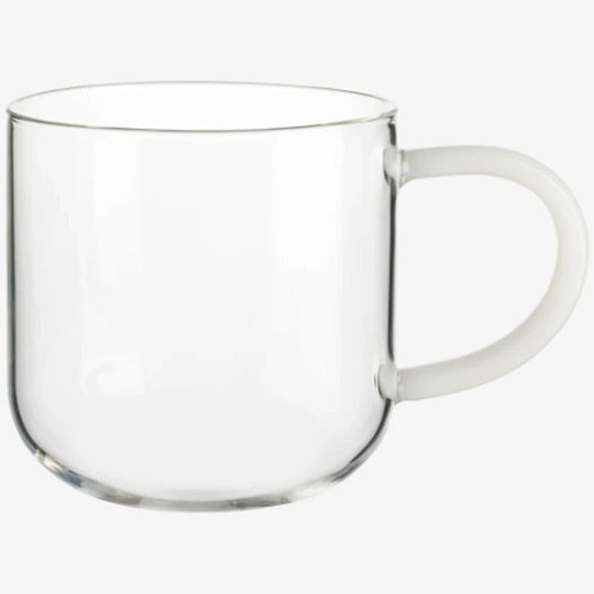 Asa Ποτήρι από Γυαλί σε Γκρι Χρώμα 400ml