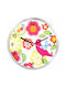 keleman Keleman Wall Clock Metallic Multicolour 30x4.5cm
