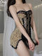 Intimonna Sexy Bodystocking Leopard Brown