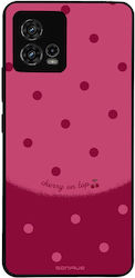 Sonique Delulu Polka Era Series Handyhülle Motorola Moto G72 Top Kirsche