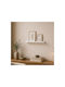 Wall Shelf White 40x6x7cm