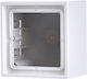 Jung Ls 581 A Ww Επιφανειακή Κάλυψη Aufputz-kappe 1-θέση 81x81x47mm Αλπινό Λευκό