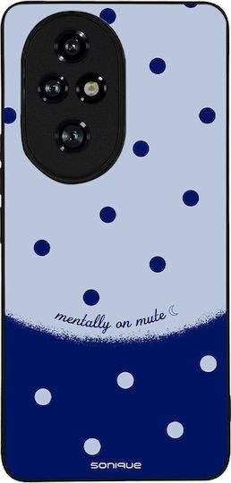 Калъф Sonique Delulu Polka Era Series Honor 200 Pro 5g Син Mentally
