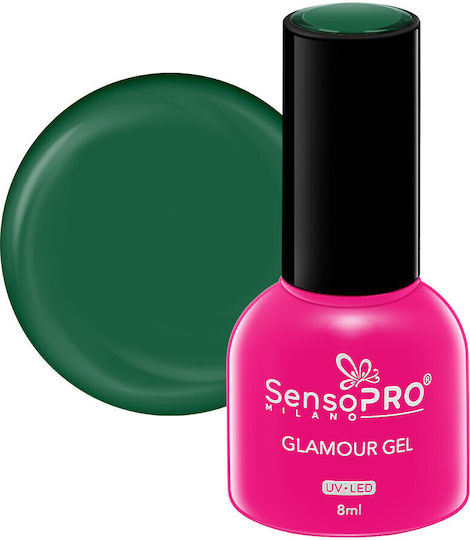 SensoPro Glamour Semi-Permanent Gel Nail Polish Iced Matcha #41 8ml