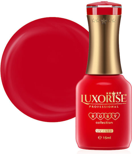 Luxorise Ημιμόνιμο Βερνίκι Νυχιών Spicy Kiss 15ml