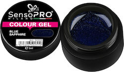 SensoPro Colored Uv Gel Νυχιών Blue Sapphire 5ml