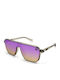 Smith Unisex Γυαλιά Ηλίου με Ροζ Σκελετό και Ροζ Polarized Καθρέφτη Φακό