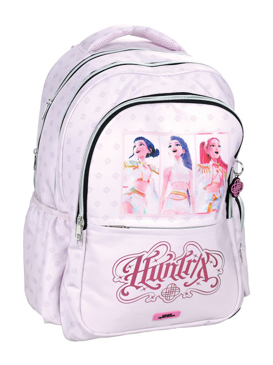 Gim Schulranzen Rucksack Grundschule Rosa mit Flaschenhalter
