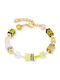 Coeur-de-lion Women's Chain Bracelet Gold Plated Steel 18.5cm