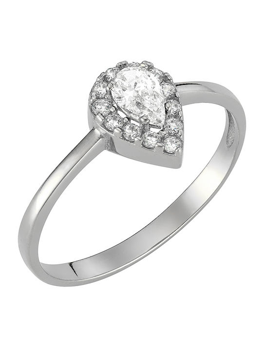 Ioannis Kosmima Women's Ring with Zircon from 9...