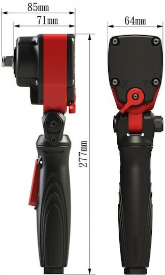 Rooks Cheie Cu Impact 1/2" Cu Cuplu Maxim 50.99kgm