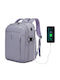 Miss Lulu Backpack Αδιάβροχο Μωβ