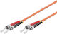 Microconnect Optisches Faser Kabel 2m Orange